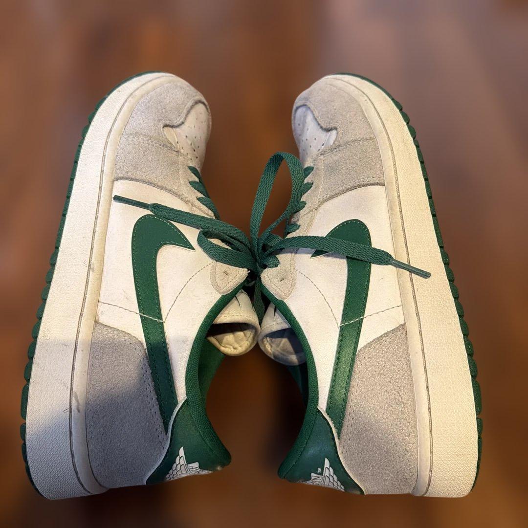 Nike Air Jordan 1 LOW G ホワイト/グリーン