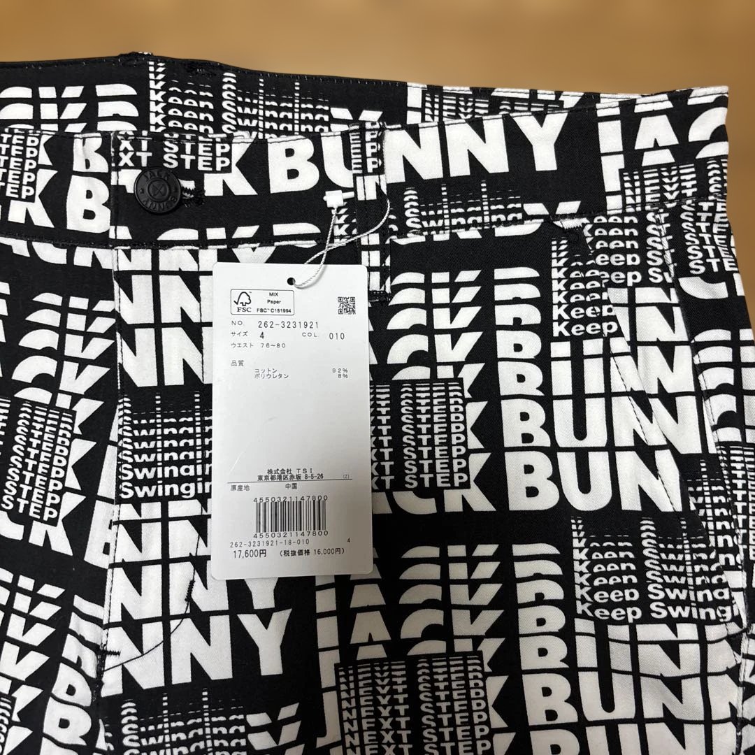 ☆新品☆Jack Bunny ジャックバニー ツイルロングパンツ M