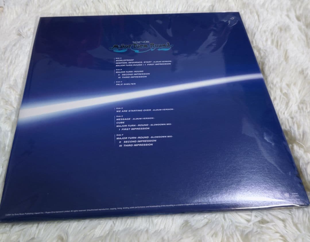【中古美品】TM NETWORK Major Turn-Round レコード難有