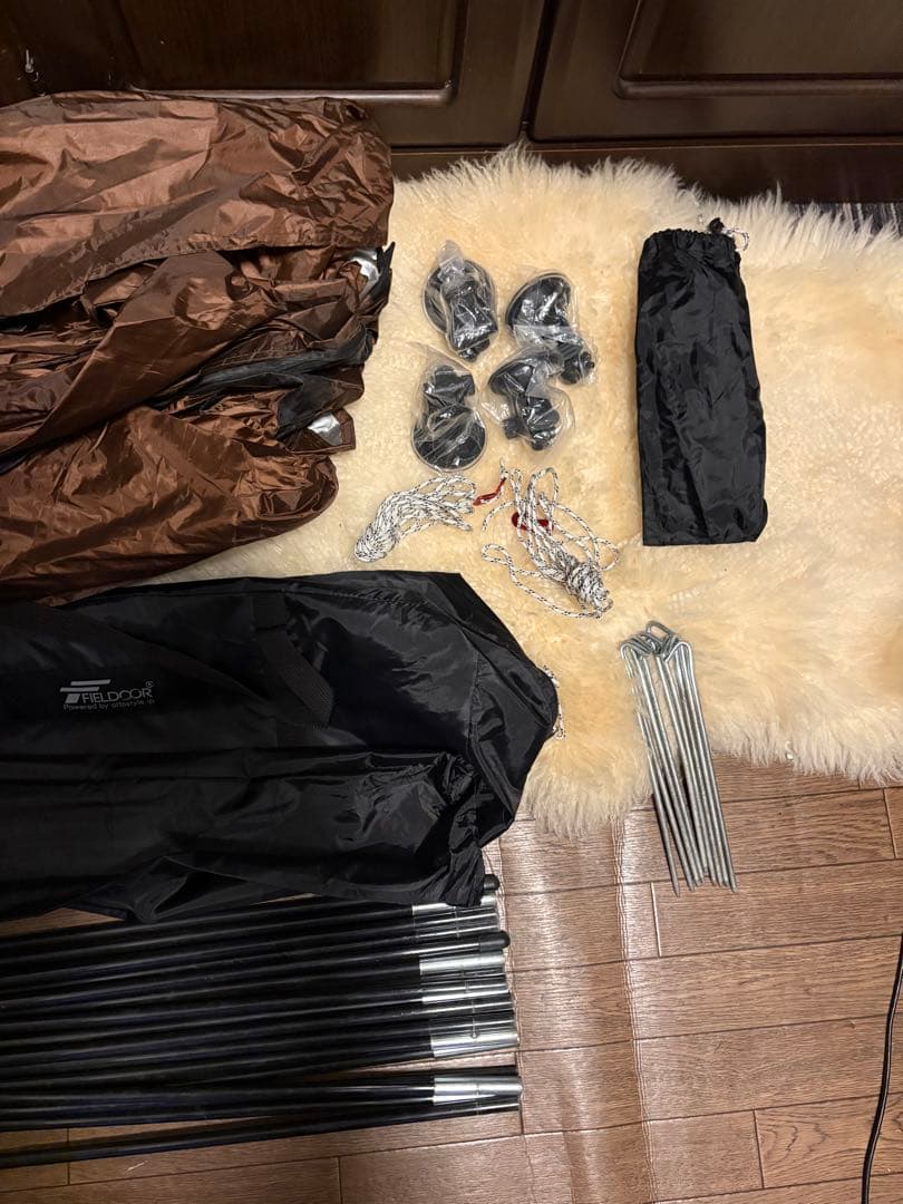 FIELDOOR カーサイドシェルタータープ 美品！