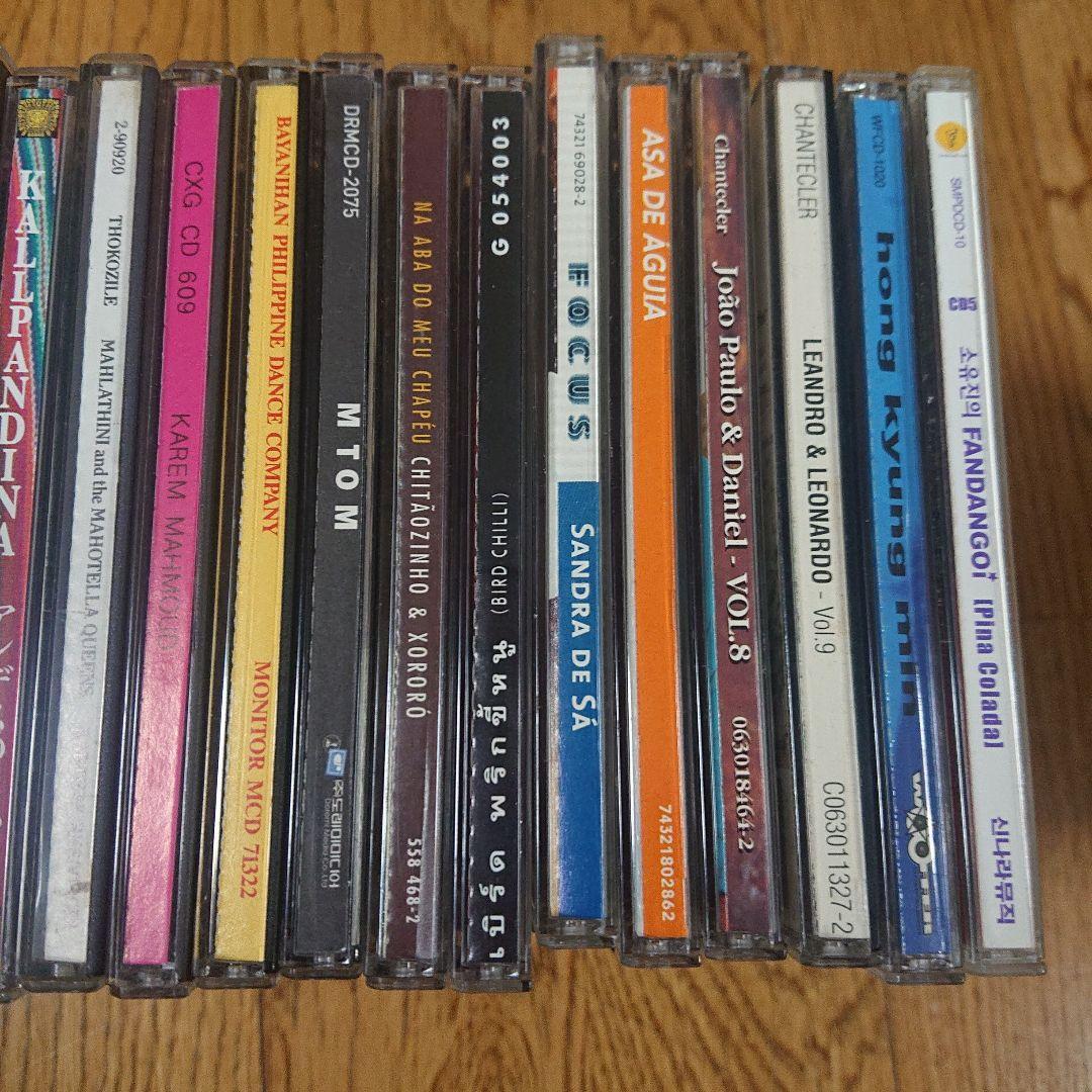 ワールド・ミュージック　CD22枚セット　中東　ブラジル　韓国　フランス　タイ他
