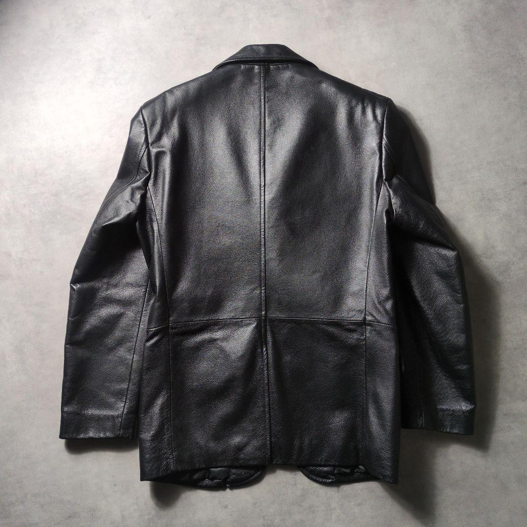 00s アーカイブ COMMECAISM 本革 レザーテーラードジャケット
