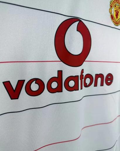 03-05 マンチェスター・ユナイテッド アウェイ レトロ 長袖サッカーシャツ