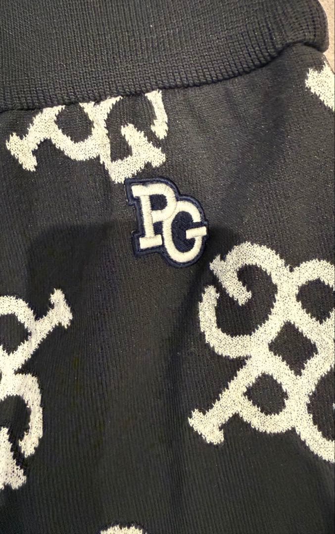 美品 PEARLY GATES ロゴニットスカート ゴルフ レディース サイズ0