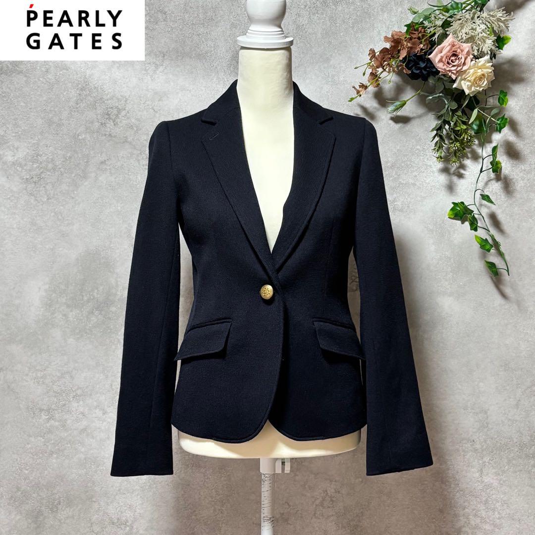 PEARLY GATES　テーラードジャケット ゴルフウェア ネイビー