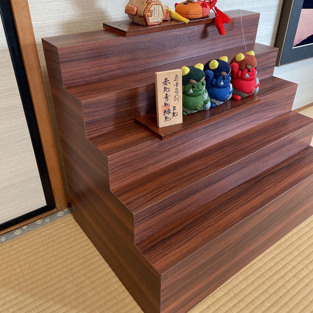 段飾り　木目込み　雛人形、五月人形、