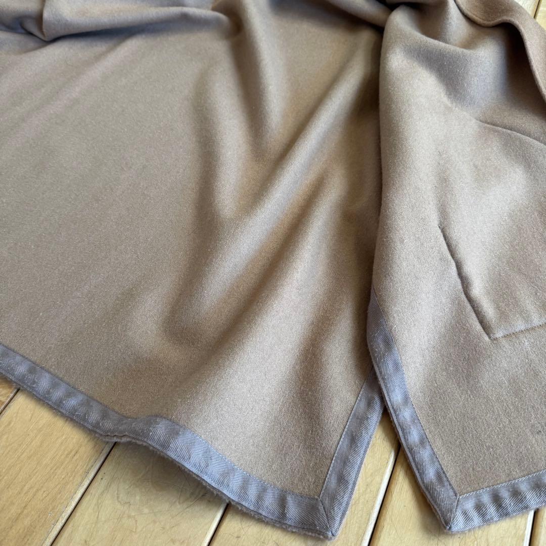 土日限定Sale10%OFF❗️イタリア製アルパカ混ウール　ポンチョケープコート