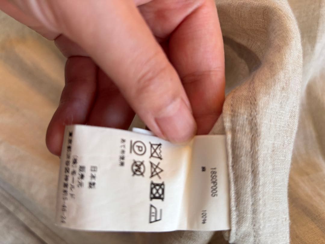 CINOH チノ　リネンマキシワンピース