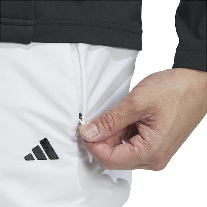 【82】秋冬 定価27,500円 アディダス ゴルフ 中綿 テーパードパンツ 白