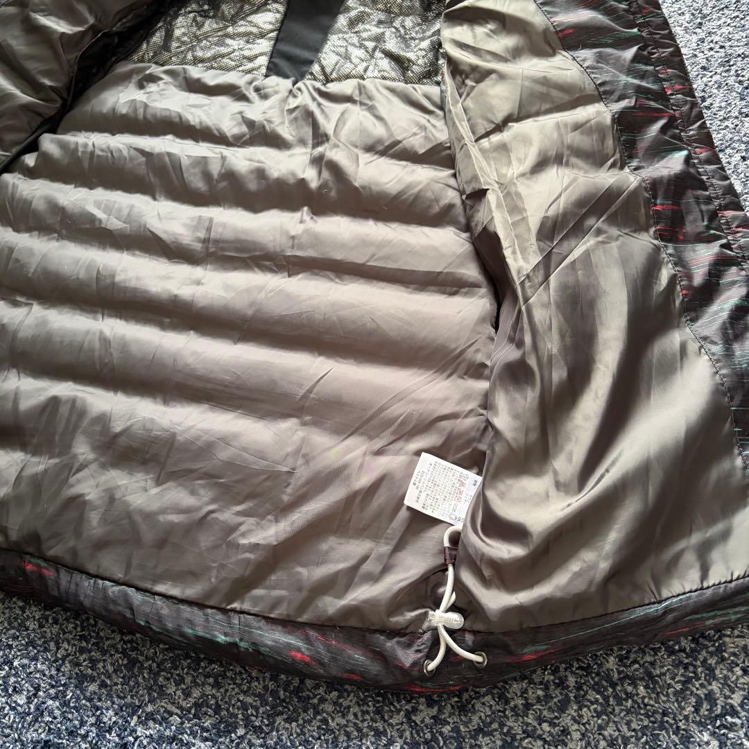 オークリー　総柄　ダウン　中綿　ベスト　アウター　スカルロゴ　ゴルフウェア　M