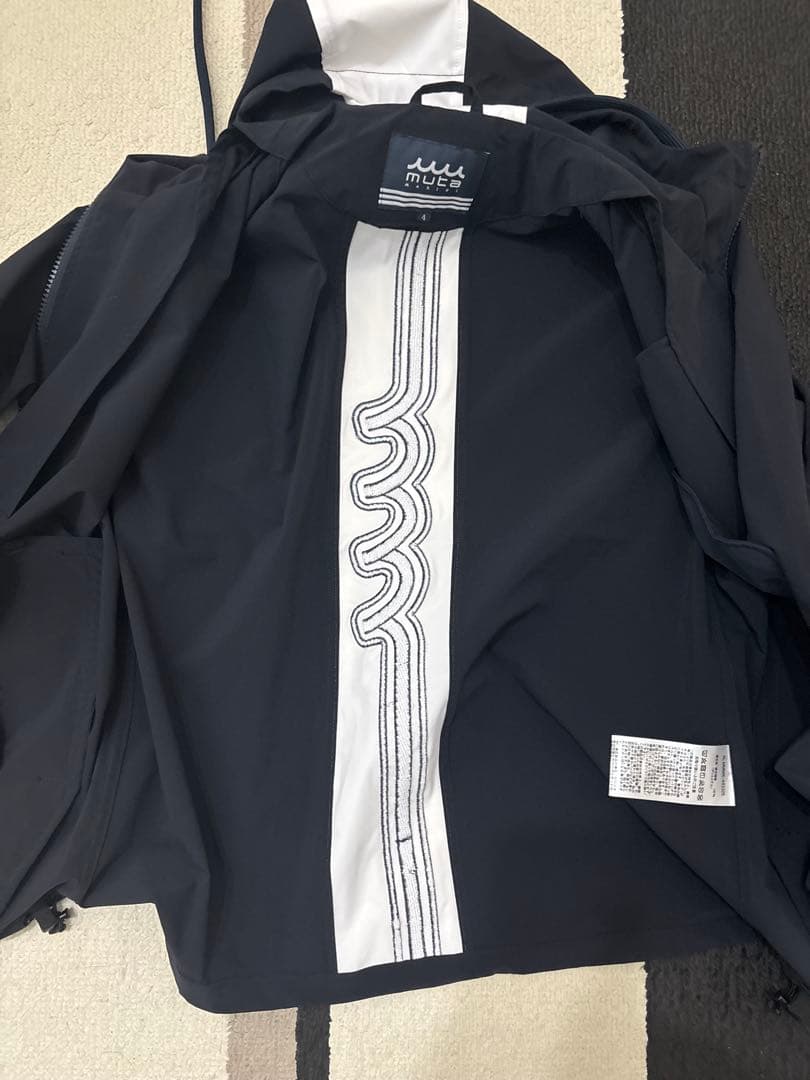 新品ムータマリンゴルフmutamarineSOLOTEXジップパーカーサイズ4S