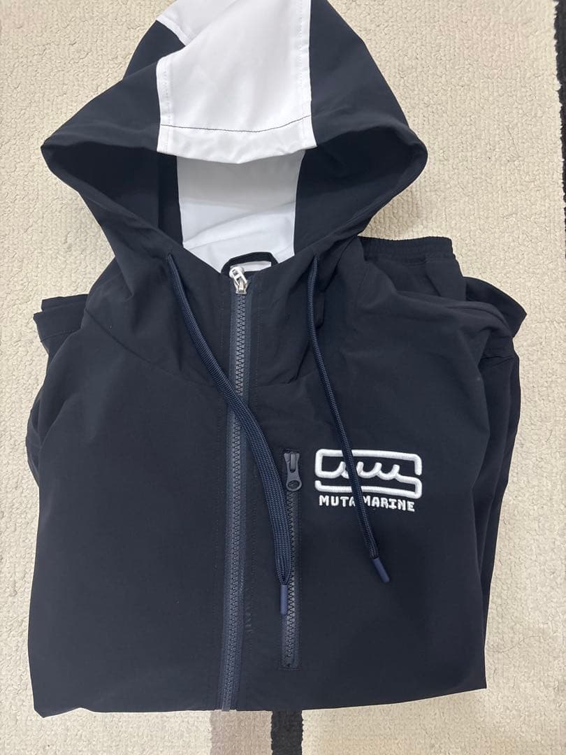 新品ムータマリンゴルフmutamarineSOLOTEXジップパーカーサイズ4S