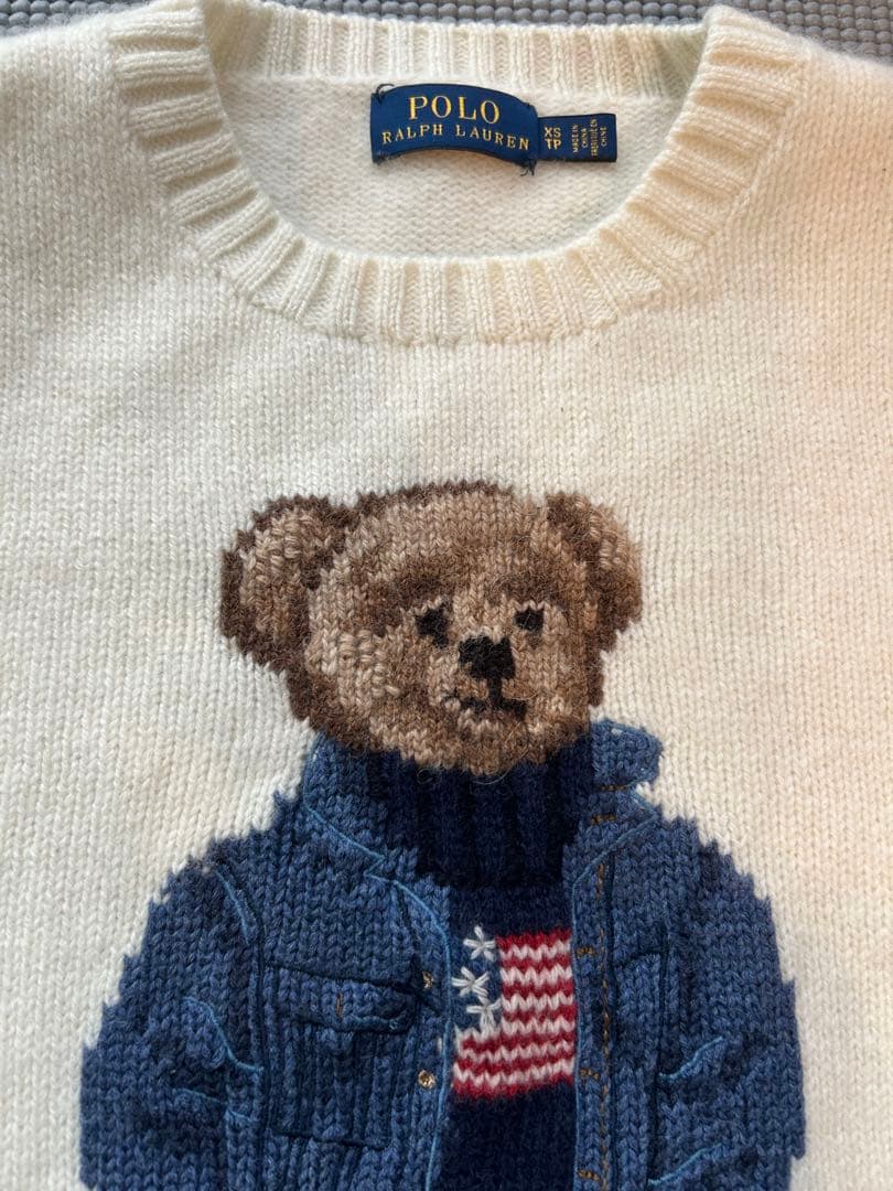 ラルフローレン ポロベア 3Dニット 正規品 XS
