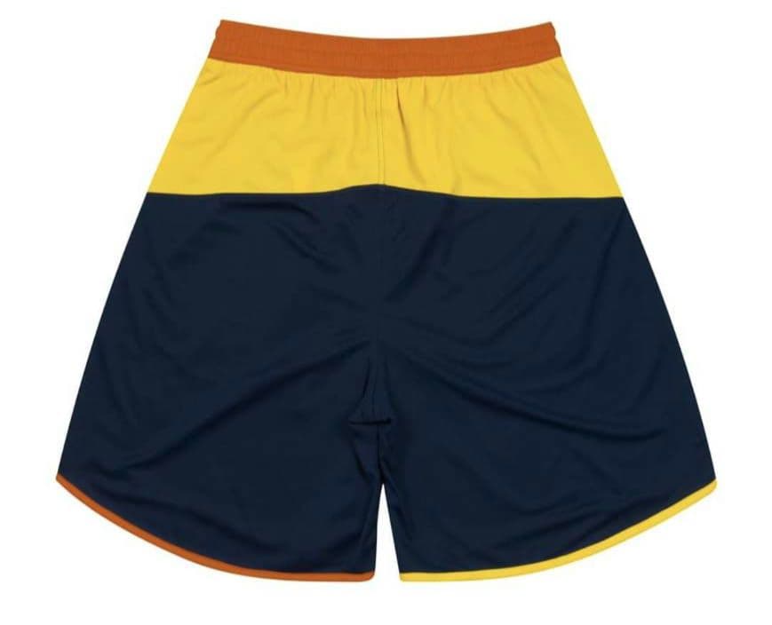 ウェア ballaholic color blocked zip shorts