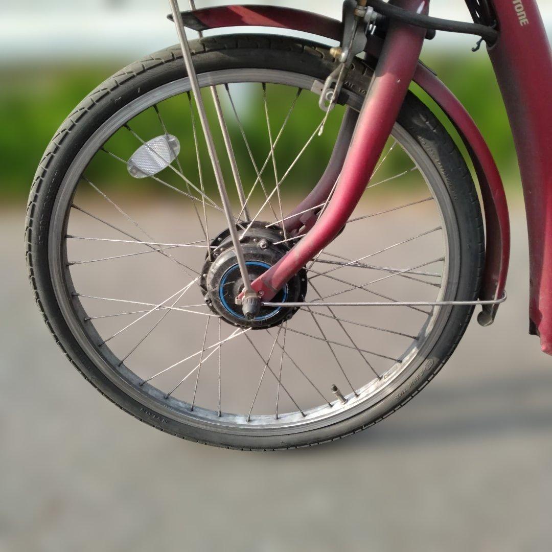 [834]送料無料 ブリヂストン FRONTIA 電動アシスト自転車 充電器なし