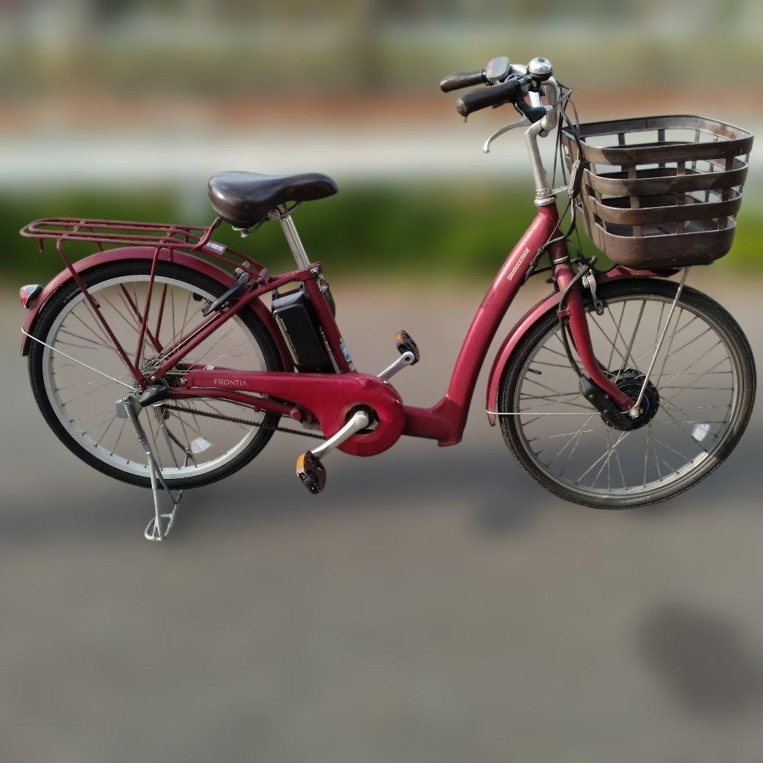 [834]送料無料 ブリヂストン FRONTIA 電動アシスト自転車 充電器なし