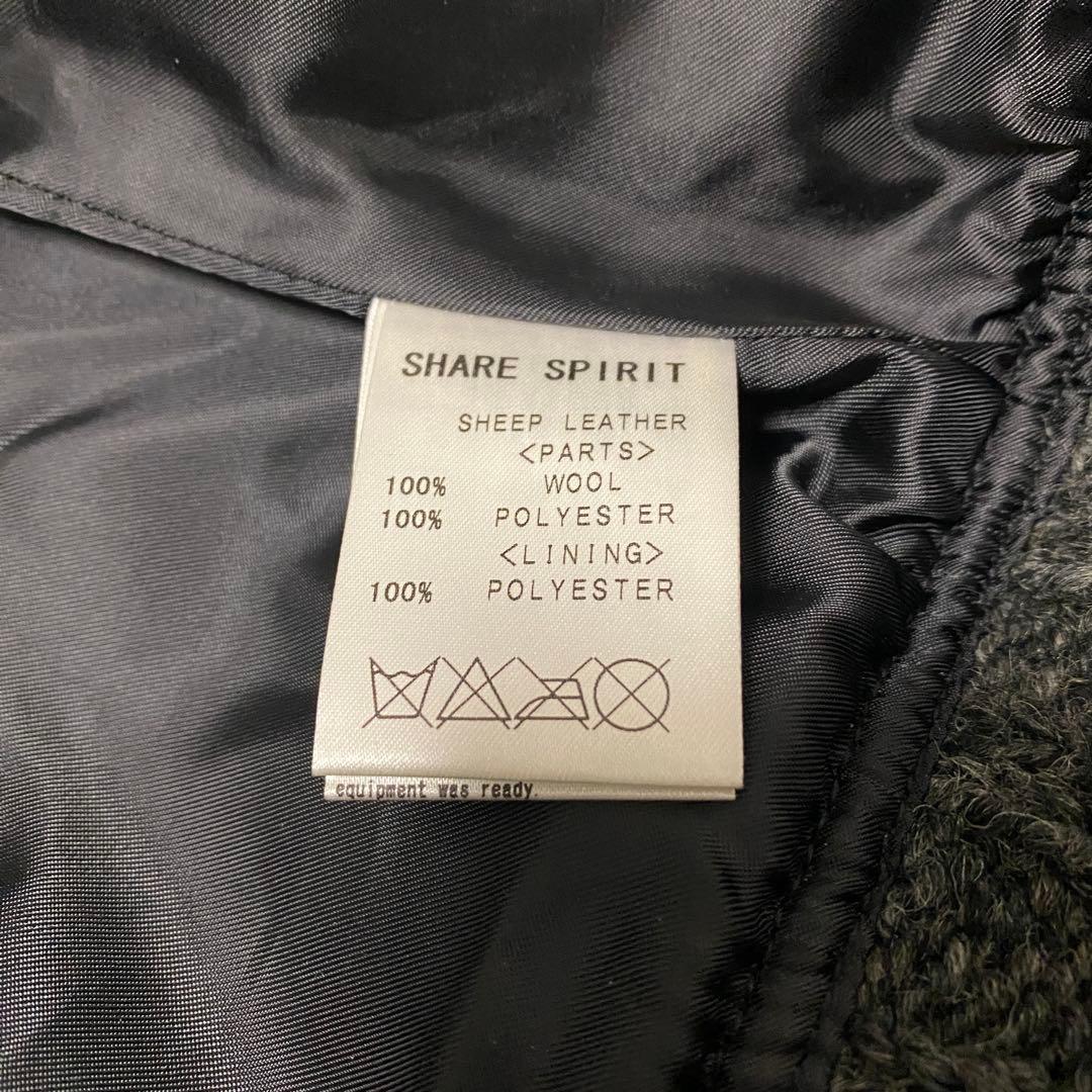 ジャケット・アウター Share Spirit gasmask leather jacket