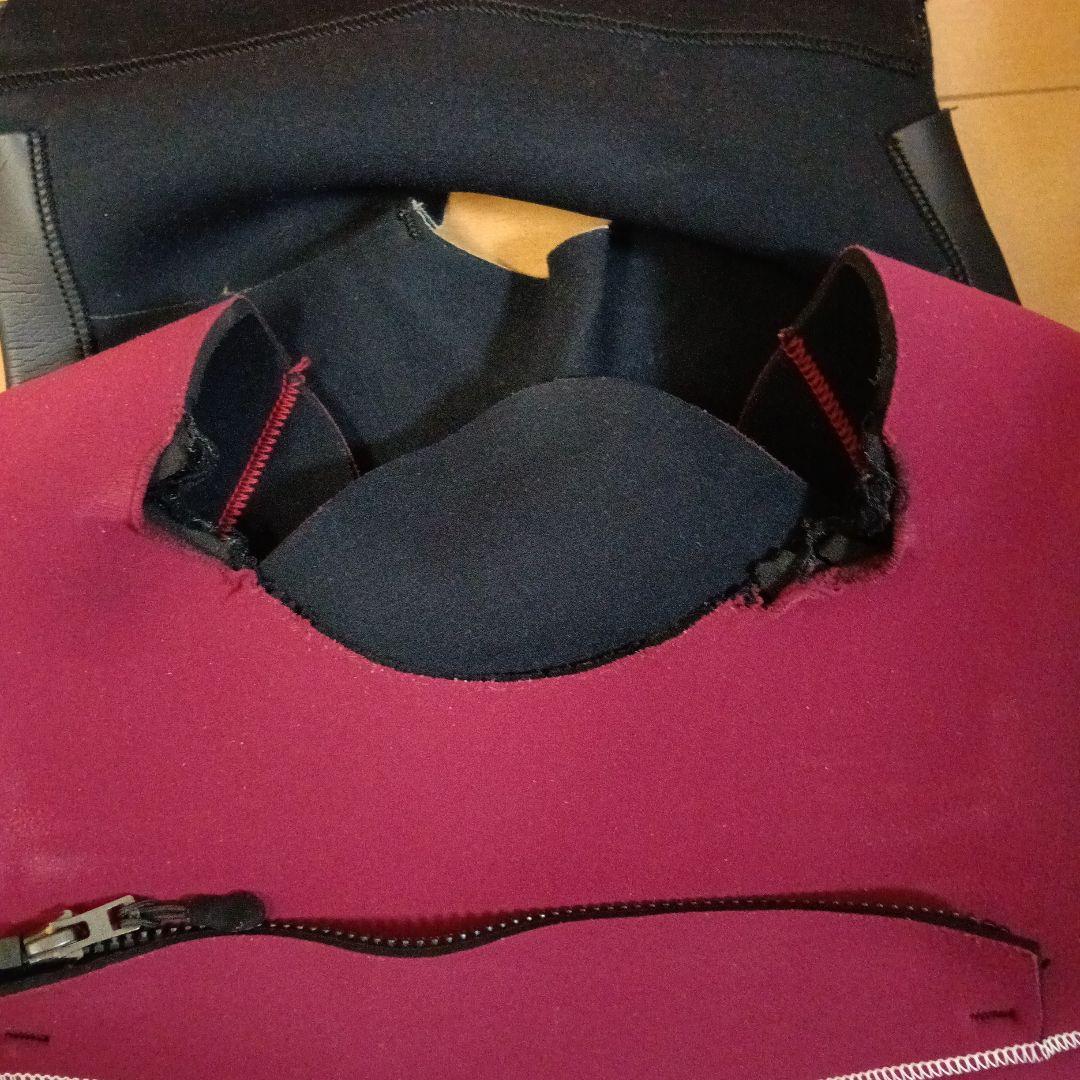 BILLABONG 3m フルスーツ ワインレッド・黒