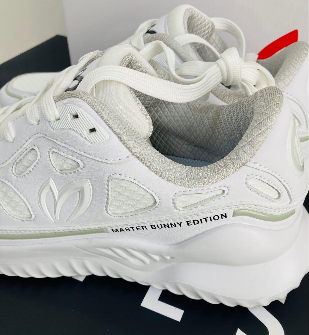 新品 パーリーゲイツ マスターバニー メッシュライクシューズ 26.0cm 白