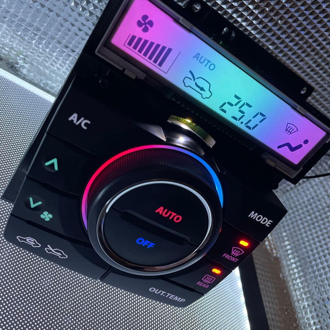 MK32S スペーシア/カスタム　エアコンLED交換 完成品 スイッチ