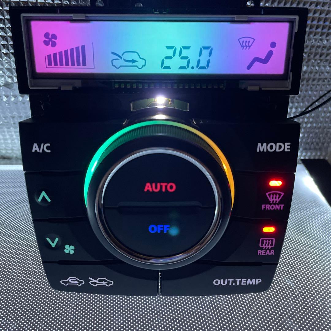 MK32S スペーシア/カスタム　エアコンLED交換 完成品 スイッチ