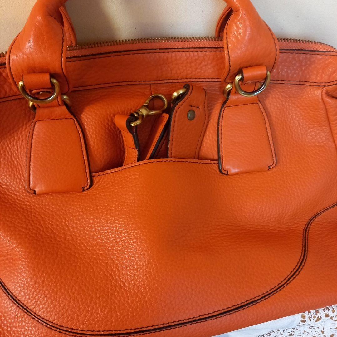 ひぃちゃん専用　Paul Stuart革製鞄　レディース　新品未使用オレンジ