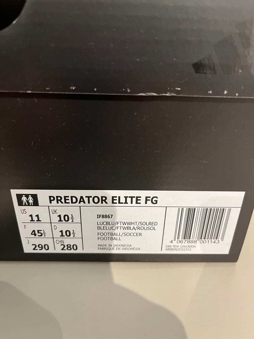 adidas スパイク プレデター