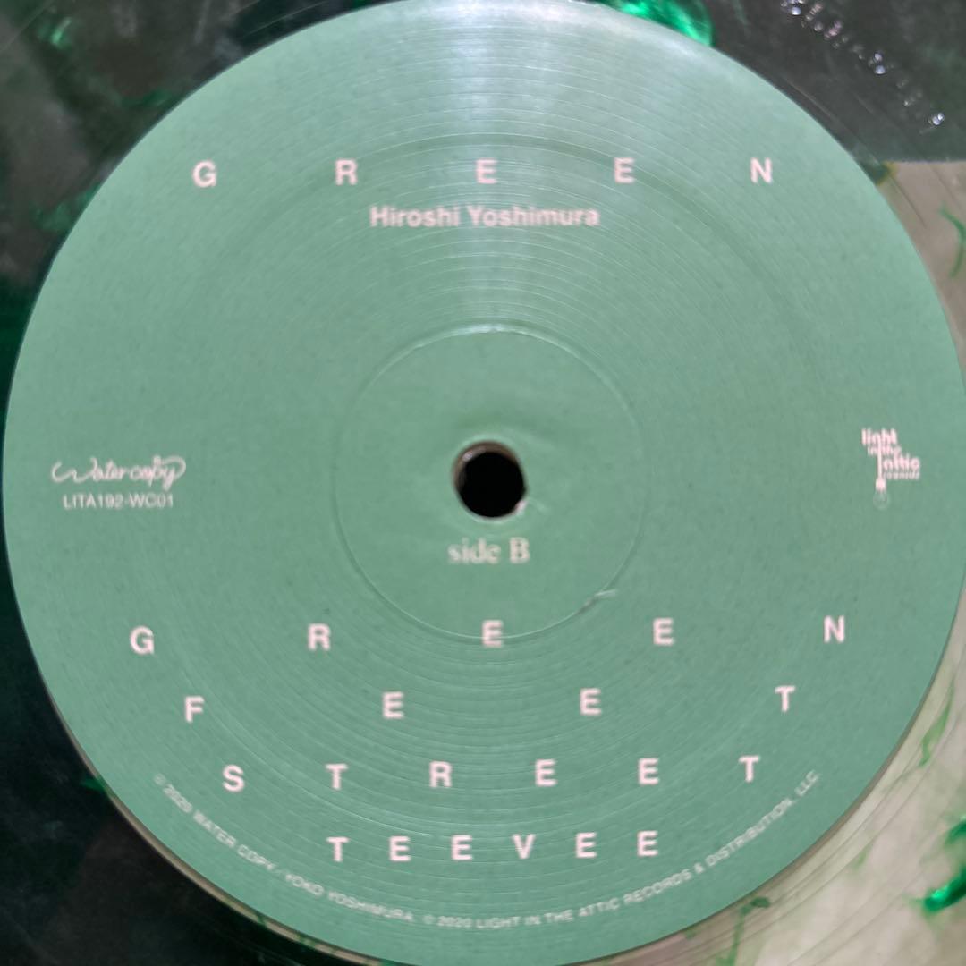 吉村弘 GREEN レコード グリーン HIROSHI YOSHIMURA LP