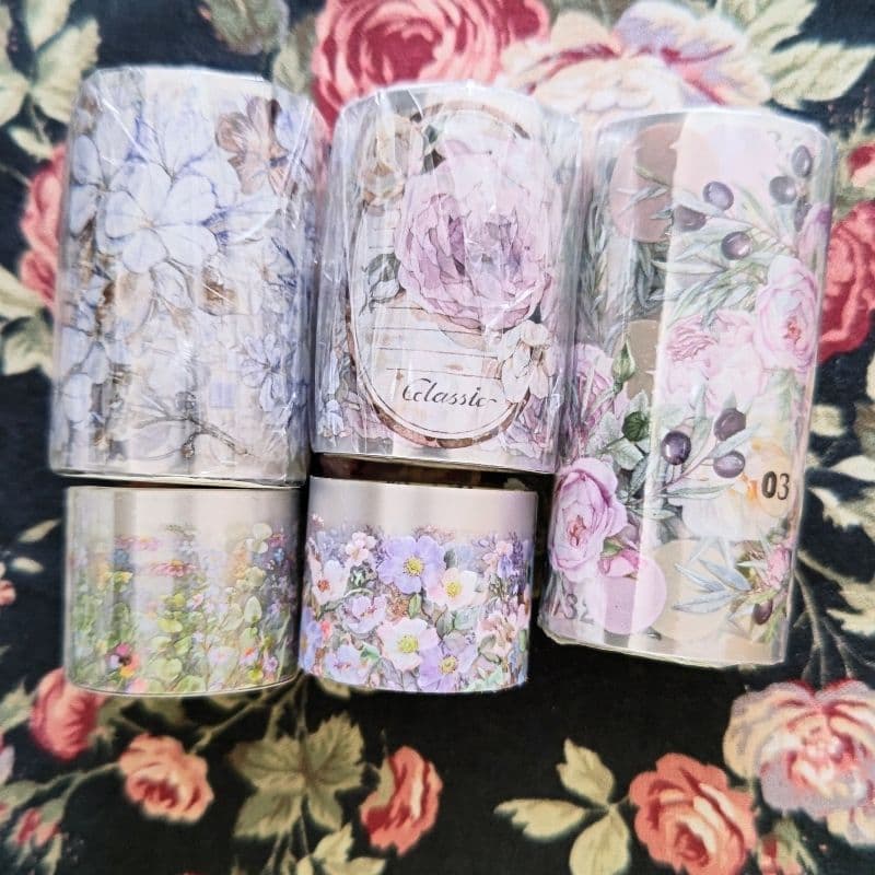 ＊海外マスキングテープまとめ売り(25本) クラフト箱付＊