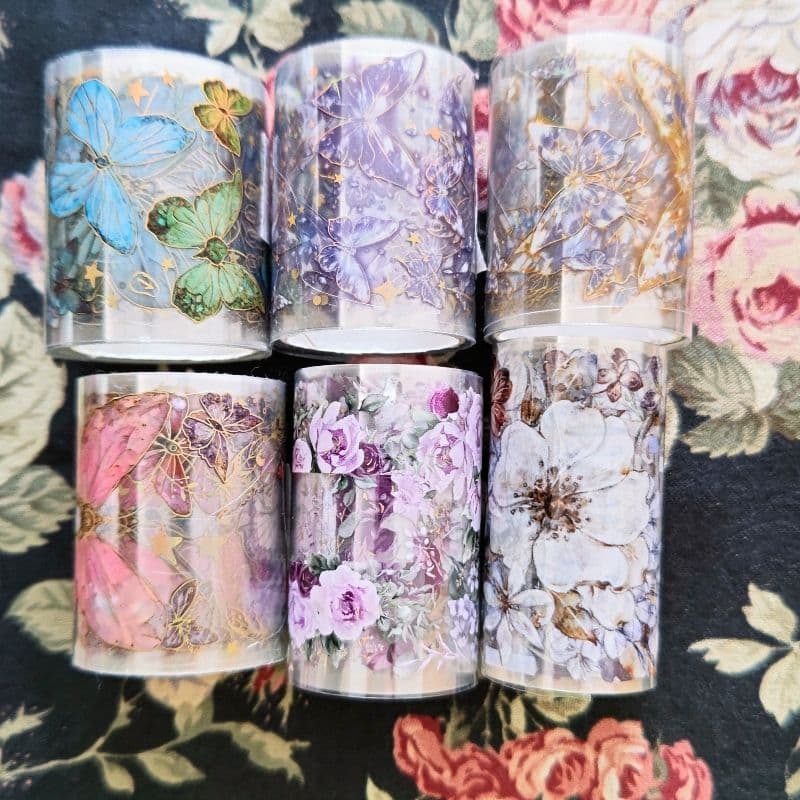 ＊海外マスキングテープまとめ売り(25本) クラフト箱付＊