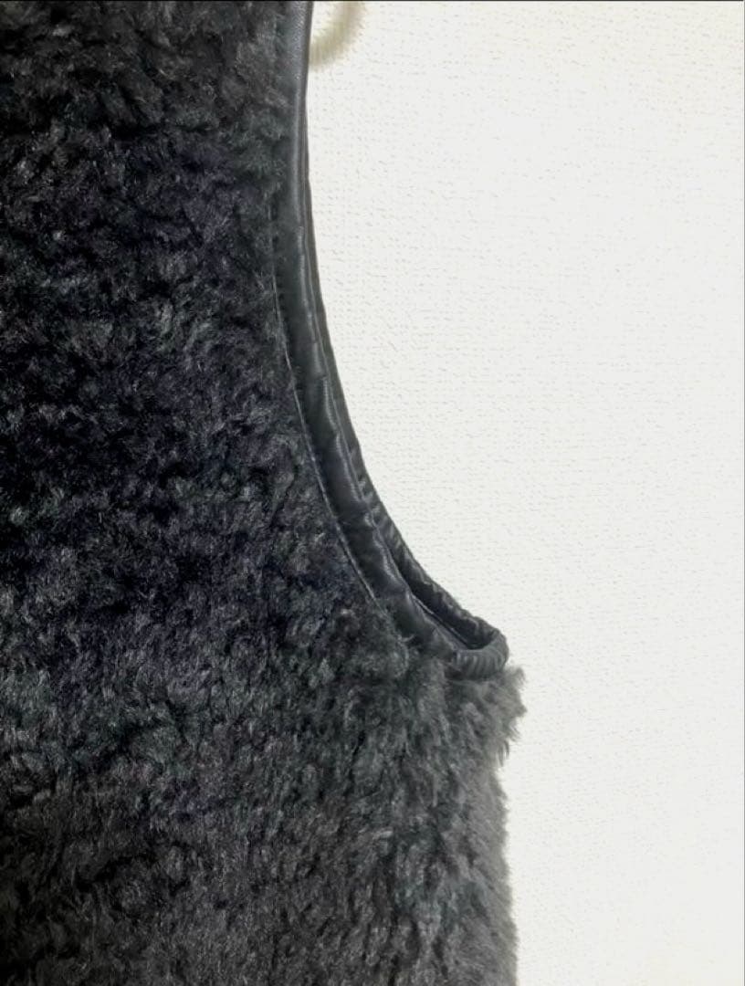 【未使用】ジャーナルスタンダードレリューム シープフェイクファージップベスト美品