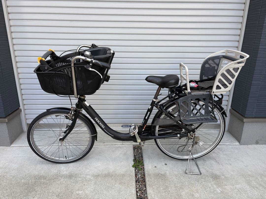 前後子乗せ自転車 チャイルドシート丸石MARUISHI FRACKERS