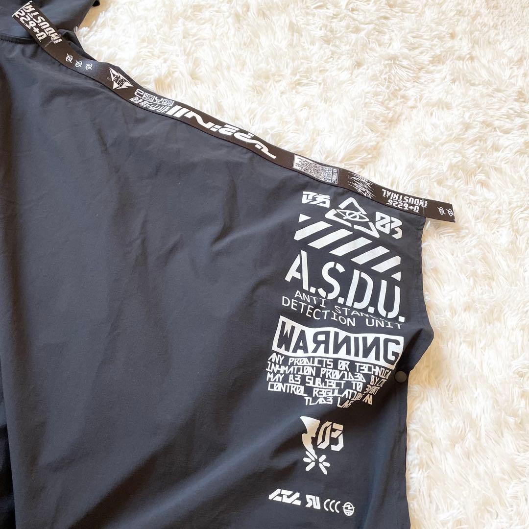 中央町戦術工芸 ポンチョ レインウェア 防水 ブラック フリーサイズ レア