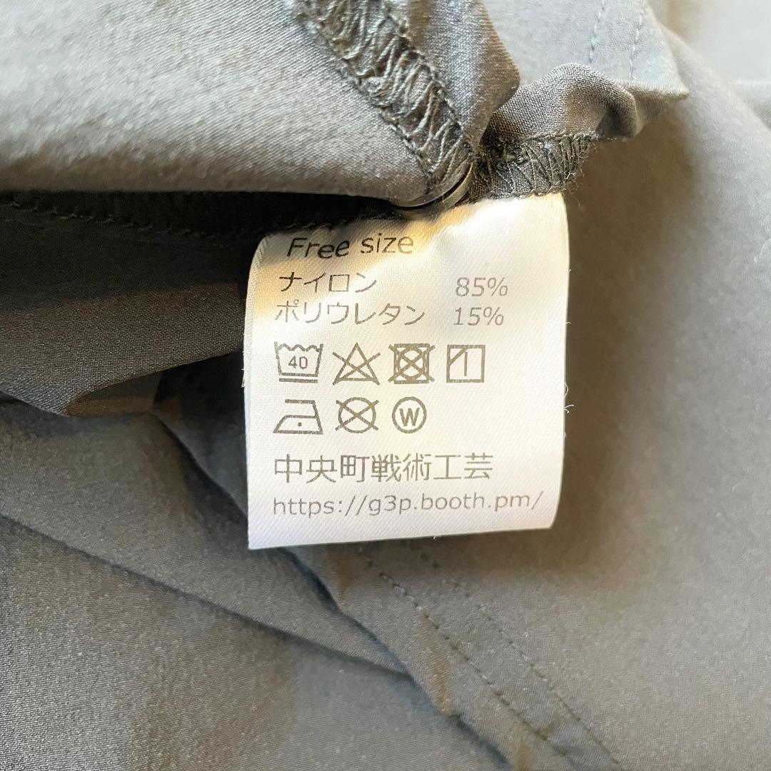 中央町戦術工芸 ポンチョ レインウェア 防水 ブラック フリーサイズ レア