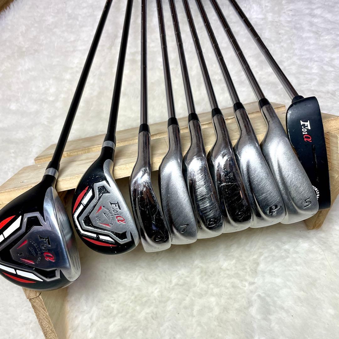 【レフティ✨希少】ワールドイーグル F-01α ９本 左 アイアン クラブ
