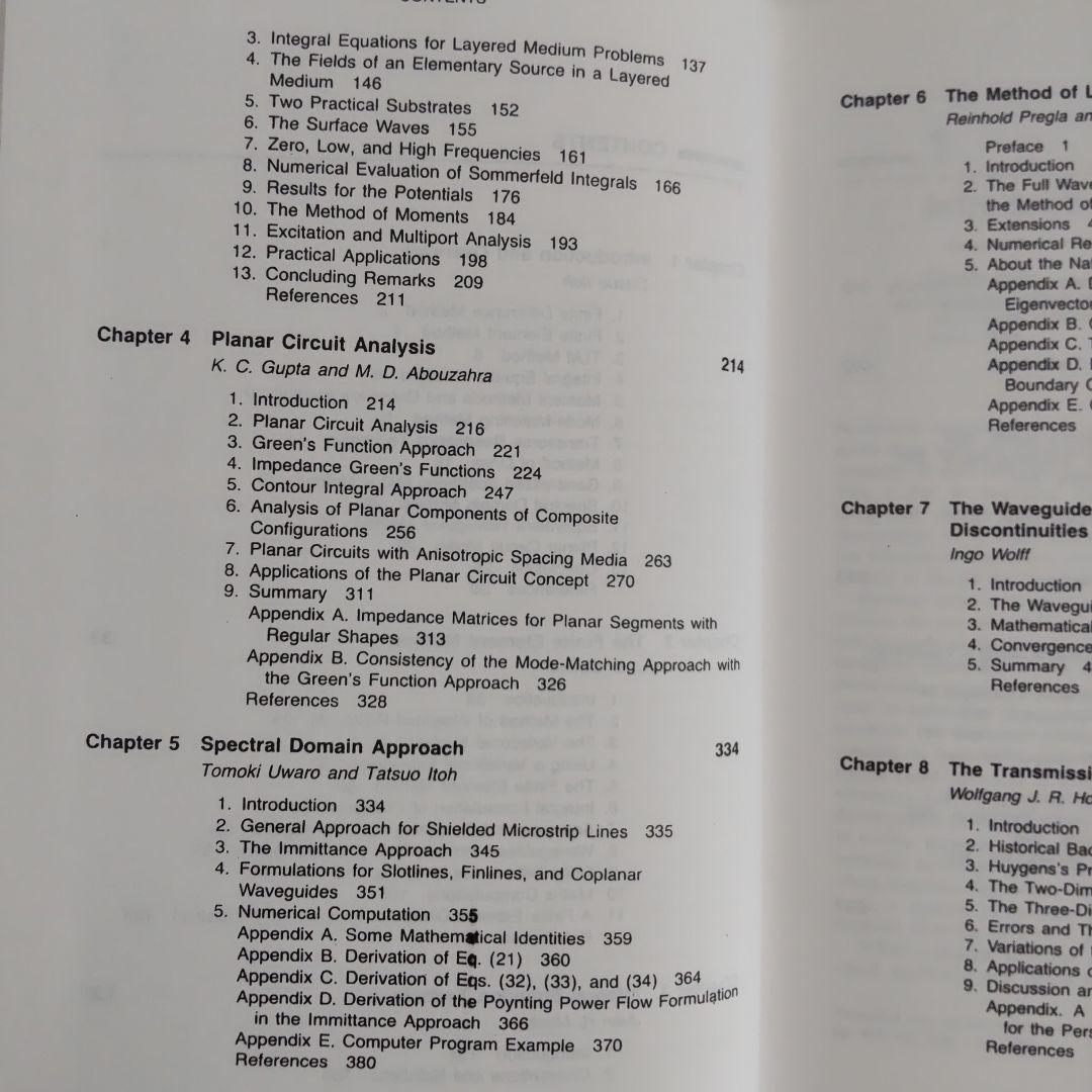 洋書 Numerical Techniques for Microwave