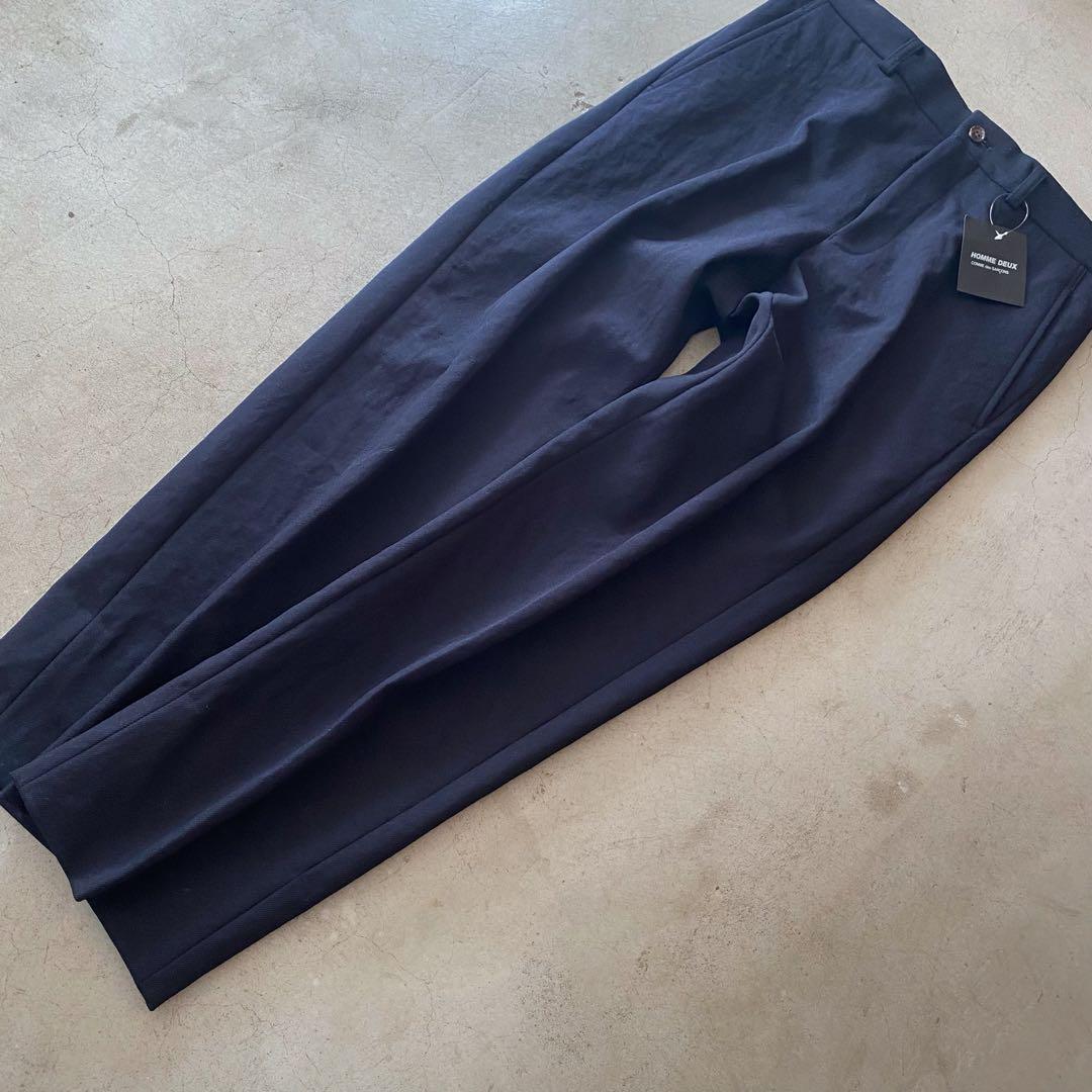 コムデギャルソンオムドゥ HOMME DEUX センタープレス スラックス