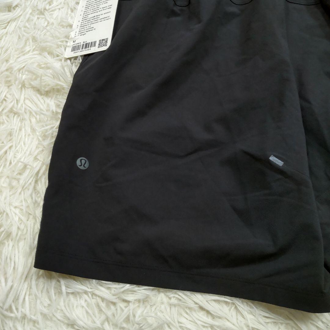 【新品】ルルレモン ハーフパンツ インナーショーツ付き メンズ M ブラック