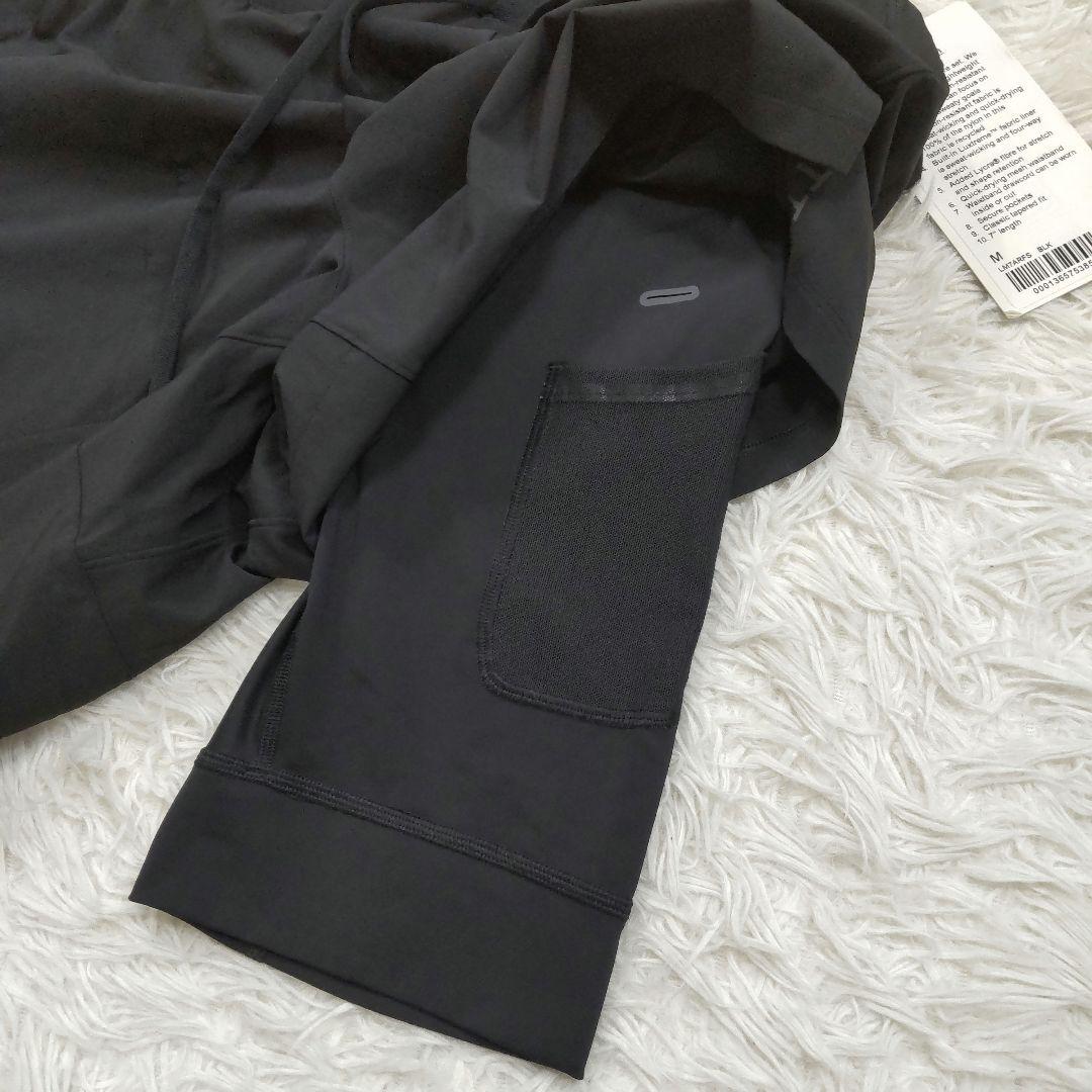 【新品】ルルレモン ハーフパンツ インナーショーツ付き メンズ M ブラック