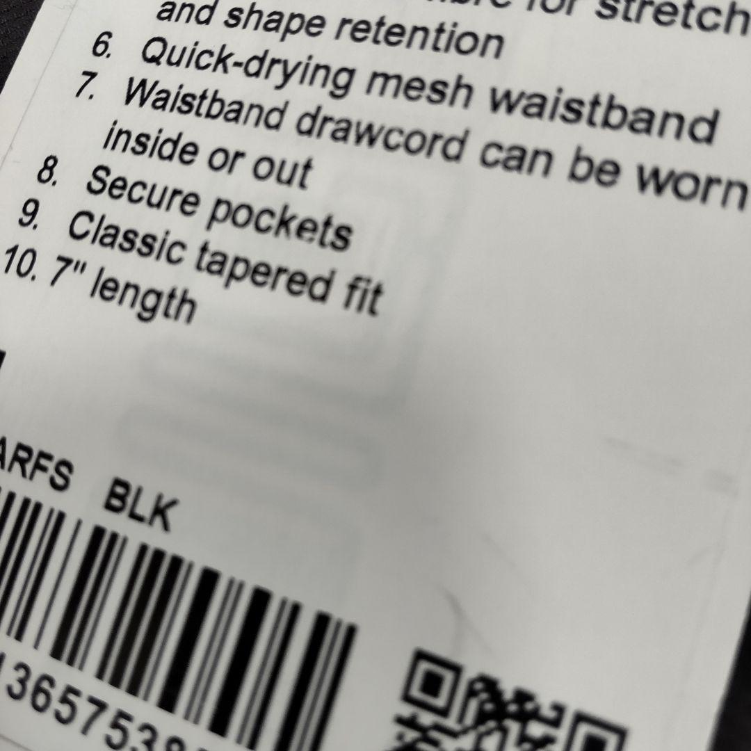 【新品】ルルレモン ハーフパンツ インナーショーツ付き メンズ M ブラック