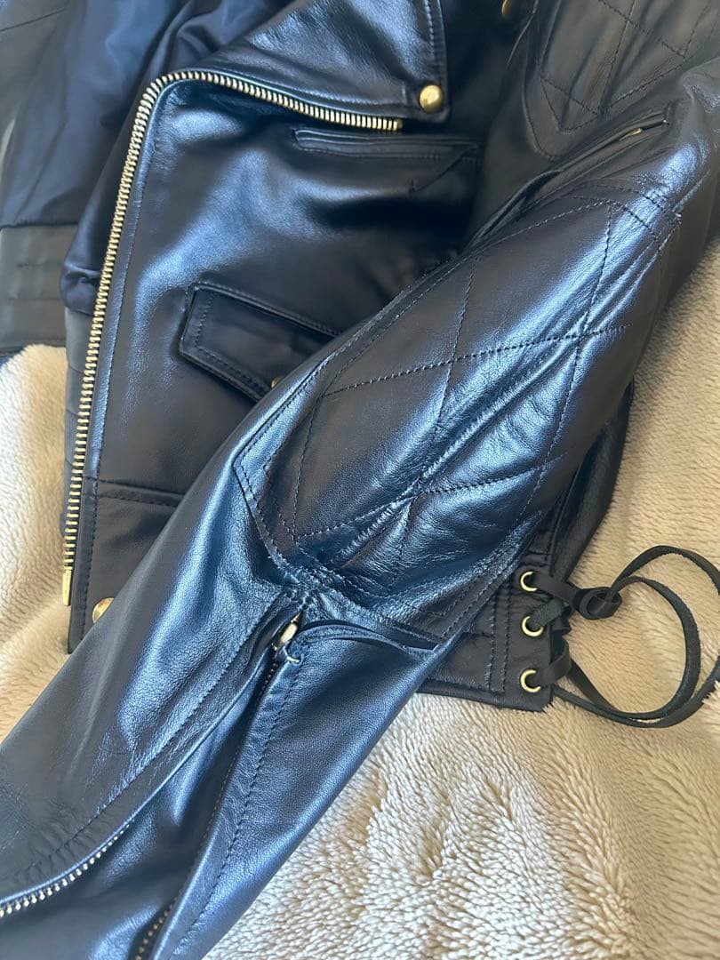 【未使用品】希少 MORGAN MEMPHIS BELLEダブルライダース S