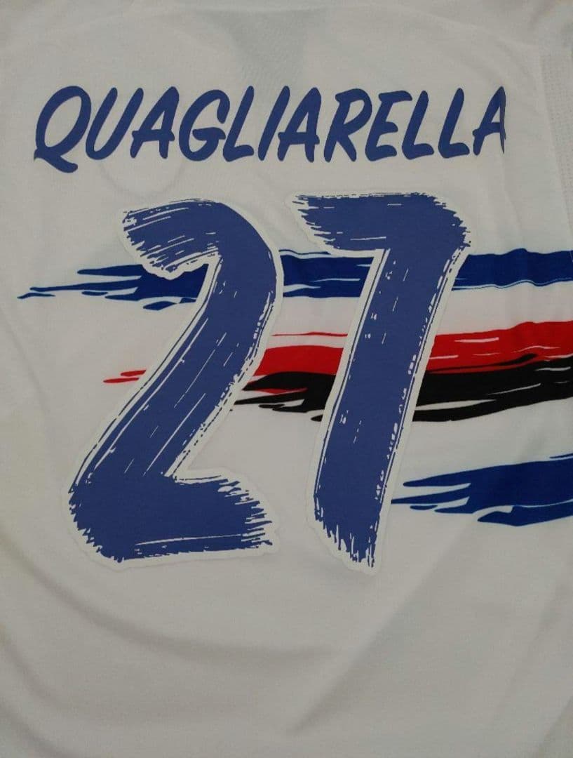 【正規品】サンプドリア　クアリャレッラ　ユニフォーム