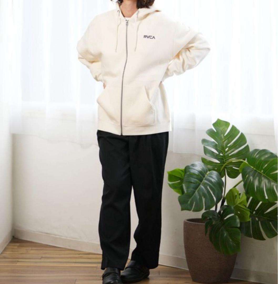 【新品】ルーカ ジップアップ パーカー ホワイトL