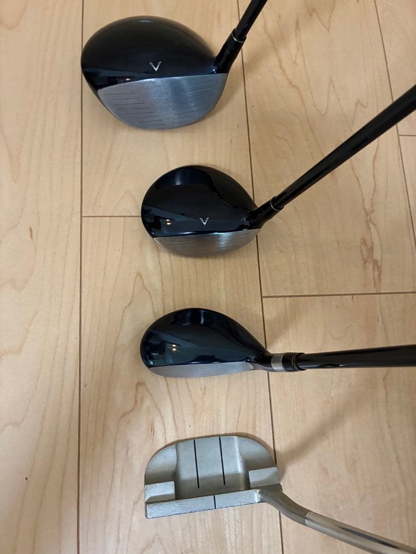 メンズ　ゴルフフルセット キャディバッグ付き　右利き