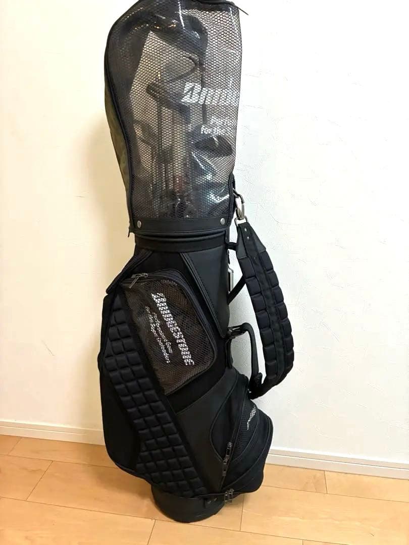 メンズ　ゴルフフルセット キャディバッグ付き　右利き