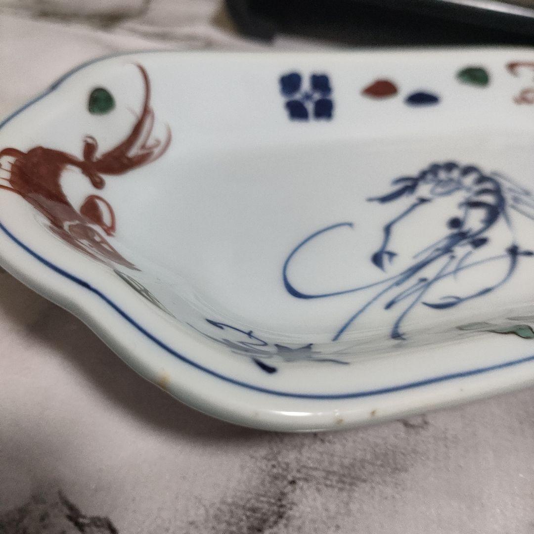 有田焼 亮秀窯 木甲皿 長皿 5枚セット 田代亮秀