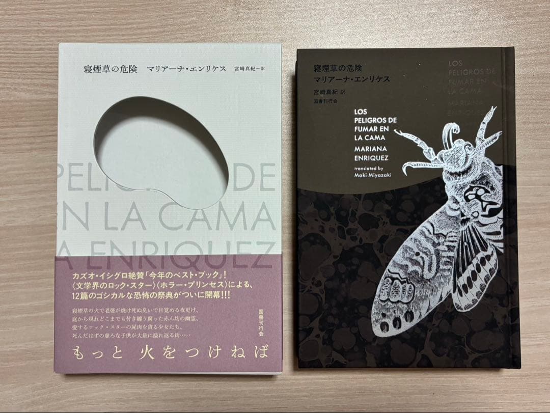 「寝煙草の危険」　国書刊行会 宮﨑真紀 / マリアーナ・エンリケス