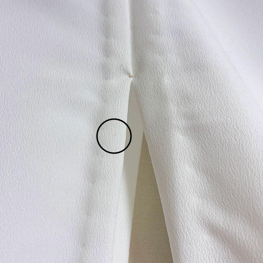 【舞台衣装】 。折り鶴の模様 金彩入り 着物 単衣 バチ衿 身丈約159.5cm