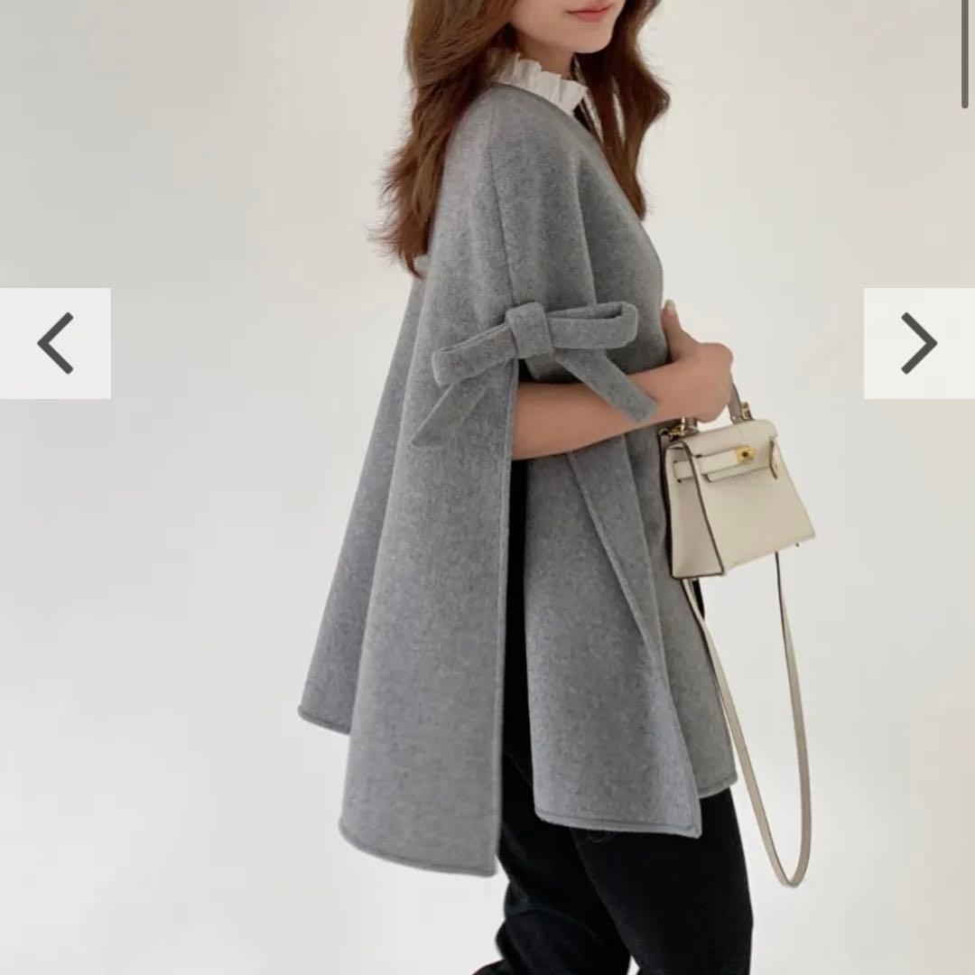 ジャケット・アウター BB RIBBON MANTLE GRAY