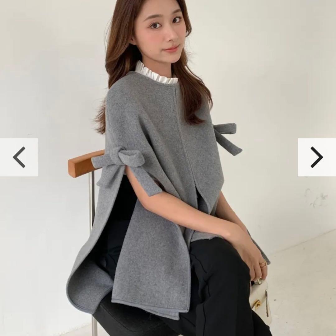 ジャケット・アウター BB RIBBON MANTLE GRAY